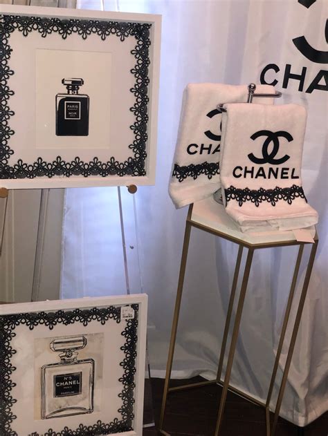 chanel inspired homeware|chanel style bathrooms.